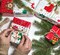 134 PCS DIY Christmas Ornaments for Christmas Trees Unfinished Wooden Christmas Ornaments Set in 10 Shapes Christmas Crafts for Kids Centerpiece Holiday Hanging Ornaments